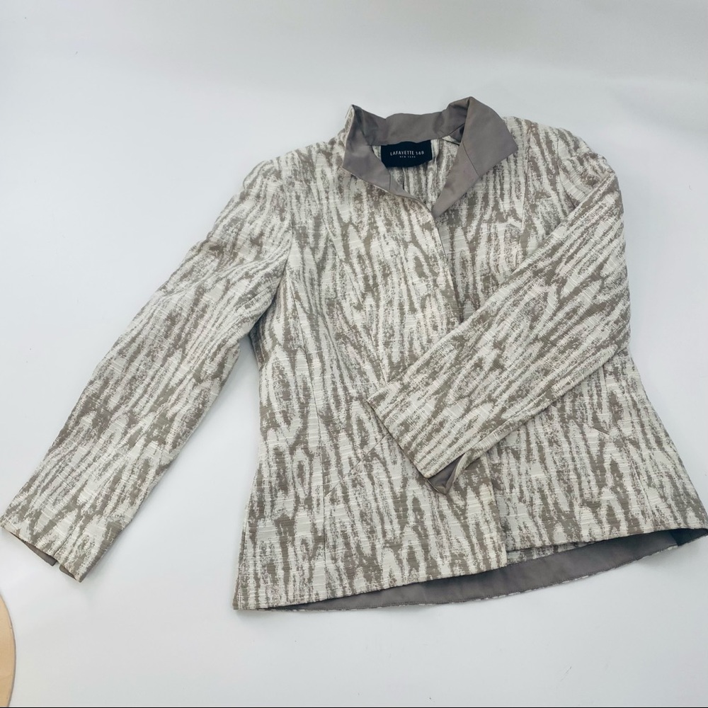 Lafayette 148 New York Gray elegant blazer